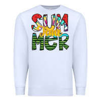 White summer time Premium Sweatshirt - SublimationCraftShop