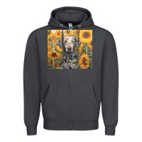 Smoke dalmatian Zipper Hoodie - Unal Design