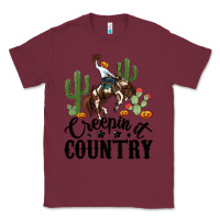 Burgundy creepin it country rodeo Classic Tee - MaliasSmallBusiness