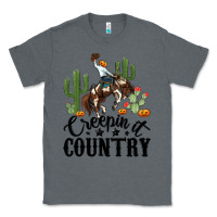 Charcoal Heather creepin it country rodeo Classic Tee - MaliasSmallBusiness