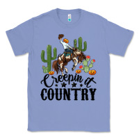 Colony Blue creepin it country rodeo Classic Tee - MaliasSmallBusiness