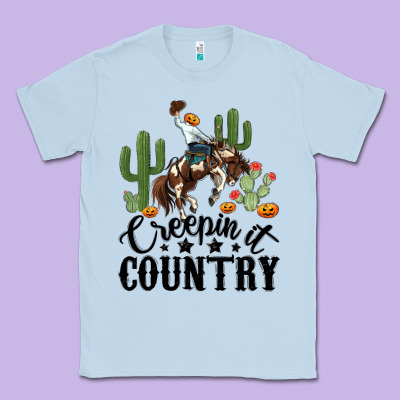 Classic Tee creepin it country rodeo