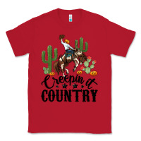 Red creepin it country rodeo Classic Tee - MaliasSmallBusiness