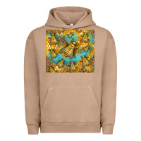 Pigment Burro Bumble Bees Urban Hoodie - LillyAllenDesigns