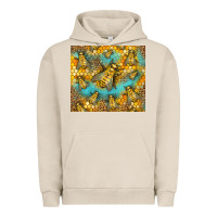 Pigment French Oak Bumble Bees Urban Hoodie - LillyAllenDesigns