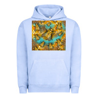 Pigment Grape Ice Bumble Bees Urban Hoodie - LillyAllenDesigns