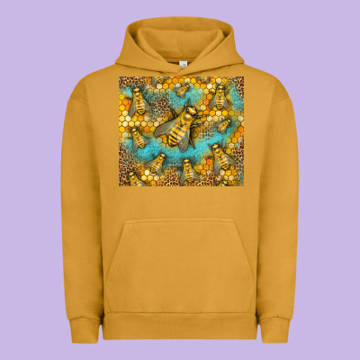 Bumble Bees Urban Hoodie Designed By Lillyallendesigns