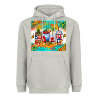 Moon Dust puerto rico coffee cups Heavyweight Hoodie - Zillion Design Studio