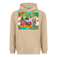 Mushroom puerto rico coffee cups Heavyweight Hoodie - Zillion Design Studio