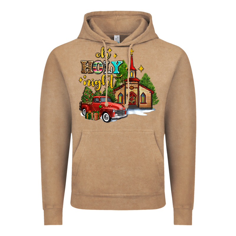 The Church  Holy Night Western Truck Vintage Hoodie by AdoDesignShop | Teevron