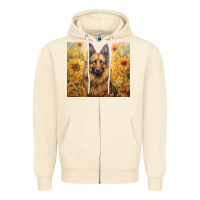 Sandshell german shepherd Zipper Hoodie - Unal Design