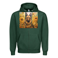German Shepherd Zipper Hoodie | Teevron