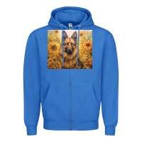 True Royal german shepherd Zipper Hoodie - Unal Design