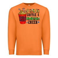 Carrot I Run On Coffee & Christmas Cheer Premium Sweatshirt - CowhideDigitalArt