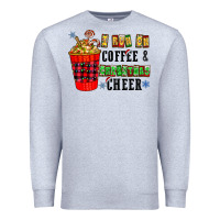 I Run On Coffee & Christmas Cheer Premium Sweatshirt | Teevron