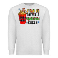 Oatmeal Heather I Run On Coffee & Christmas Cheer Premium Sweatshirt - CowhideDigitalArt