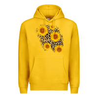 Lemon leopard sunflower patch Premium Hoodie - AdoDesignShop