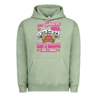 Pigment Oil Green As A Cancer Girl I Was Born With My Heart On My Sleeve And A Mouth Urban Hoodie - Jasminsmagicworld