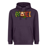 Plum reindeer noel christmas Heavyweight Hoodie - RanaPortraitStore