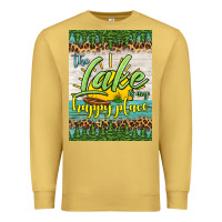 Antique Gold the lake is my happy place air freshener Premium Sweatshirt - HRA Design Shop