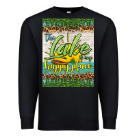 Black the lake is my happy place air freshener Premium Sweatshirt - HRA Design Shop
