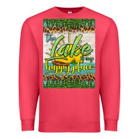 Cardinal the lake is my happy place air freshener Premium Sweatshirt - HRA Design Shop