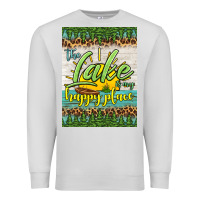 Dove Grey the lake is my happy place air freshener Premium Sweatshirt - HRA Design Shop
