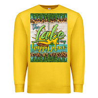 Lemon the lake is my happy place air freshener Premium Sweatshirt - HRA Design Shop