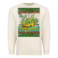 Sandshell the lake is my happy place air freshener Premium Sweatshirt - HRA Design Shop