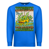 True Royal the lake is my happy place air freshener Premium Sweatshirt - HRA Design Shop