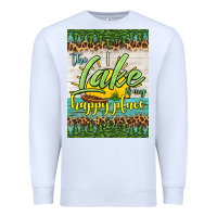 White the lake is my happy place air freshener Premium Sweatshirt - HRA Design Shop