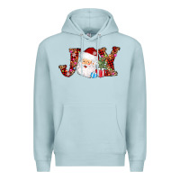 Blue Mist joy christmas santa Premium Hoodie - AdoDesignShop
