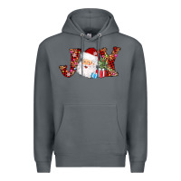 Rock joy christmas santa Premium Hoodie - AdoDesignShop