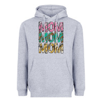 Heather Grey mom mom mom mothers day Heavyweight Hoodie - texasbilliewilder