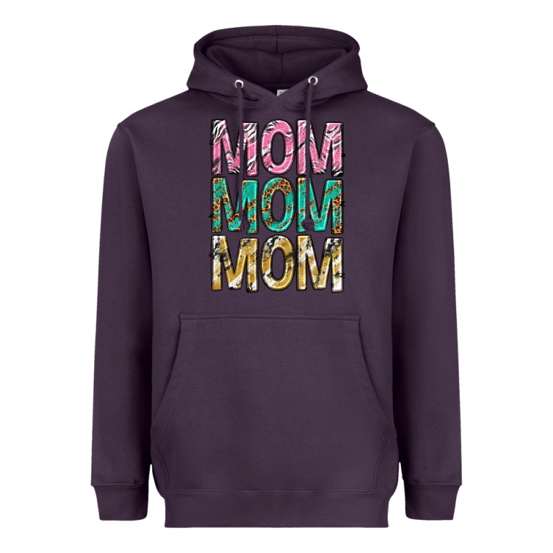 Mom Mom Mom Mothers Day Heavyweight Hoodie by texasbilliewilder | Teevron