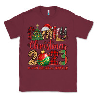 Burgundy family christmas 2023 making memories together Classic Tee - MaliasSmallBusiness
