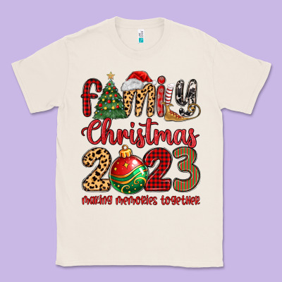 Classic Tee family christmas 2023 making memories together