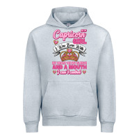 Heather Grey As A Capricorn Girl I Was Born With My Heart On My Sleeve And A Mouth Urban Hoodie - Jasminsmagicworld