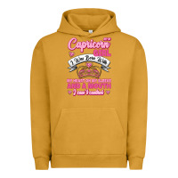 Pigment Peanut Butter As A Capricorn Girl I Was Born With My Heart On My Sleeve And A Mouth Urban Hoodie - Jasminsmagicworld