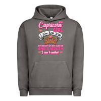 Pigment Tornado As A Capricorn Girl I Was Born With My Heart On My Sleeve And A Mouth Urban Hoodie - Jasminsmagicworld