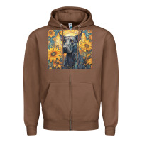 Chestnut great dane Zipper Hoodie - Unal Design