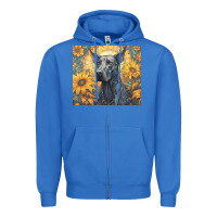 True Royal great dane Zipper Hoodie - Unal Design