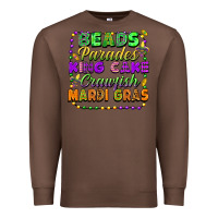 Chestnut beads parades king cake crawfish mardi gras Premium Sweatshirt - FaDigitalArtStudio