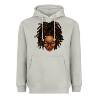 Moon Dust afro locs messy bun Heavyweight Hoodie - texasbilliewilder