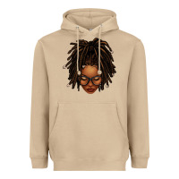 Mushroom afro locs messy bun Heavyweight Hoodie - texasbilliewilder