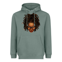 Sage afro locs messy bun Heavyweight Hoodie - texasbilliewilder