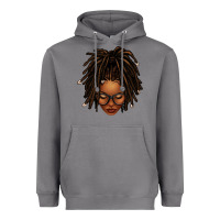 Storm afro locs messy bun Heavyweight Hoodie - texasbilliewilder