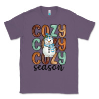 Lavender cozy season snowman Classic Tee - MaliasSmallBusiness