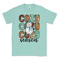 Seafoam cozy season snowman Classic Tee - MaliasSmallBusiness