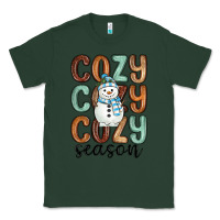 Sports Green cozy season snowman Classic Tee - MaliasSmallBusiness